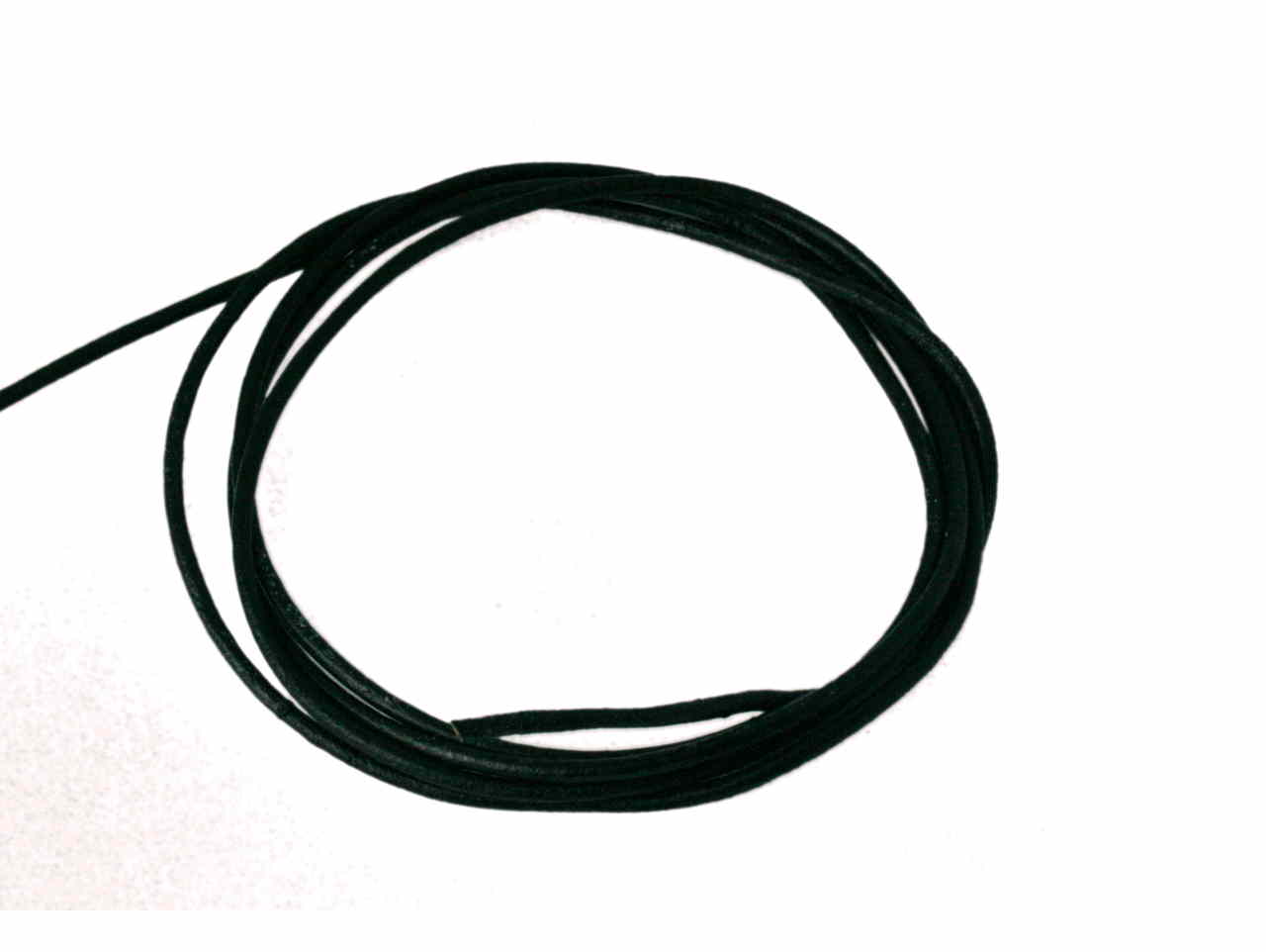 Rundriemen 2mm Schwarz