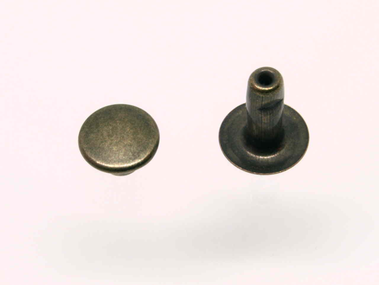 Nieten 4mm Altmessing