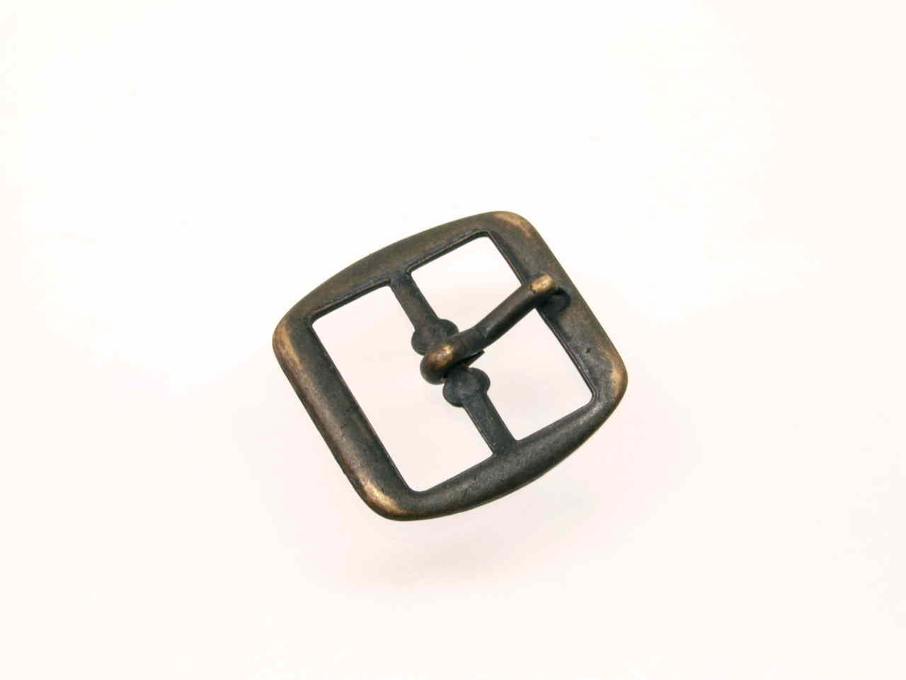 Filigrane Doppelschnalle,gepr. Blech, 19mm, silberfarben