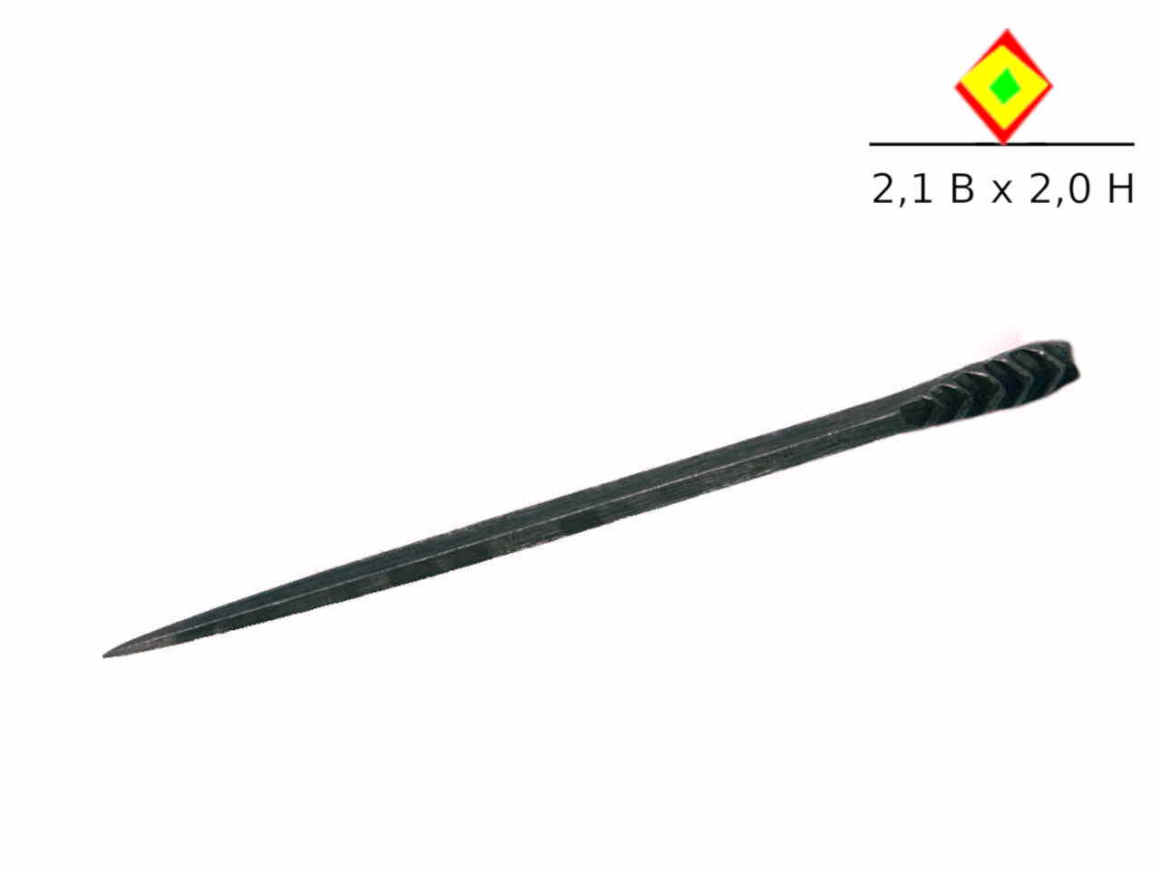 Steppahle Vierkant 50mm